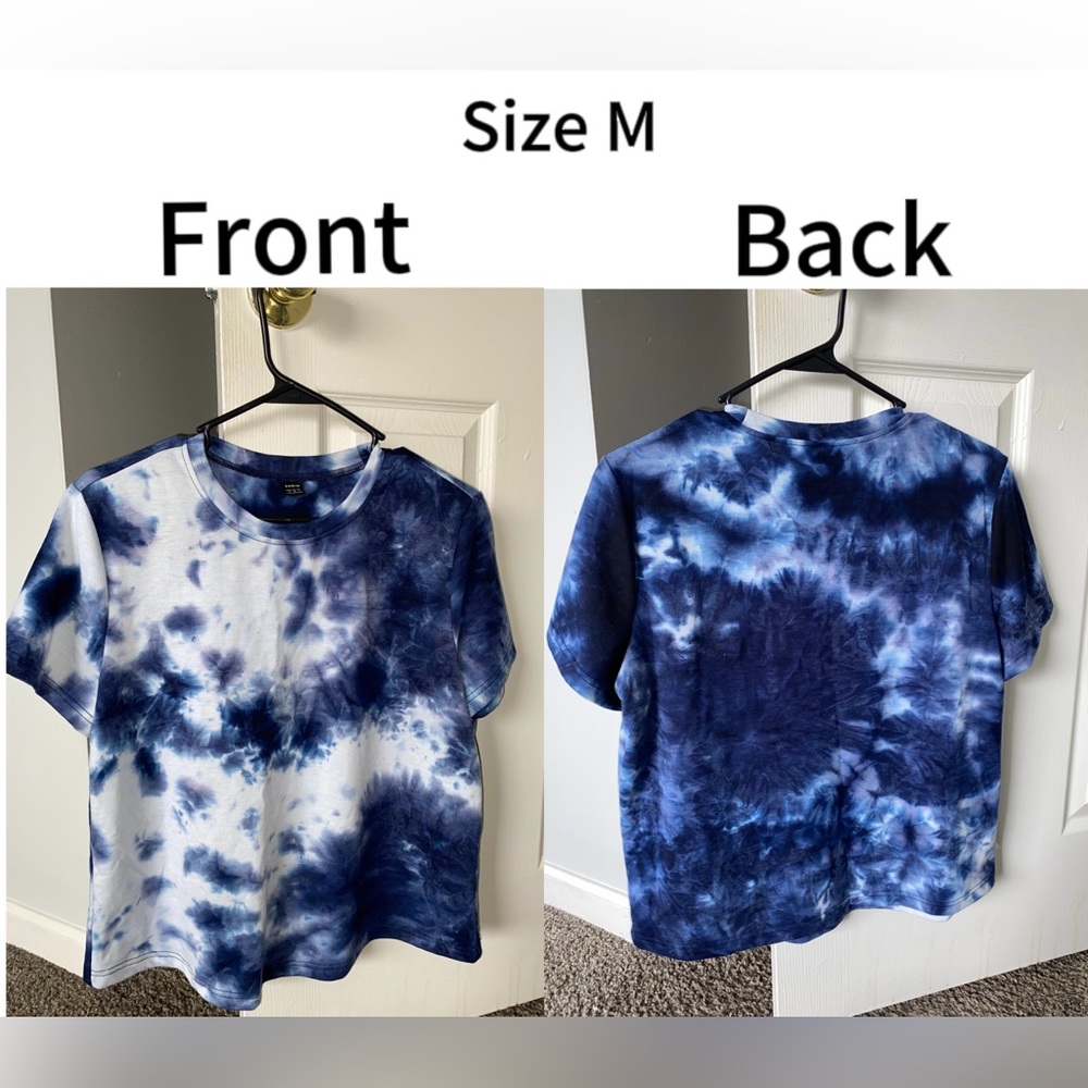 Blue Tie Dye Shirt